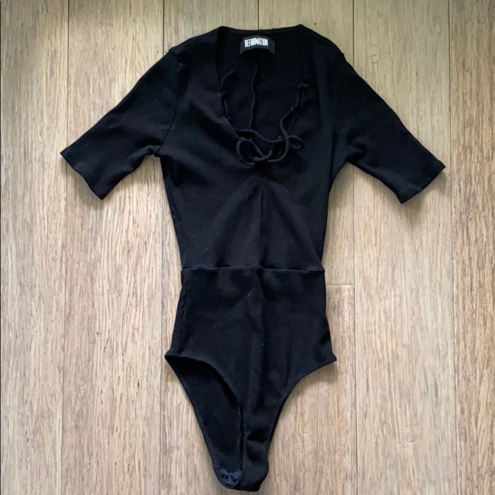 Reformation black Bodysuit
